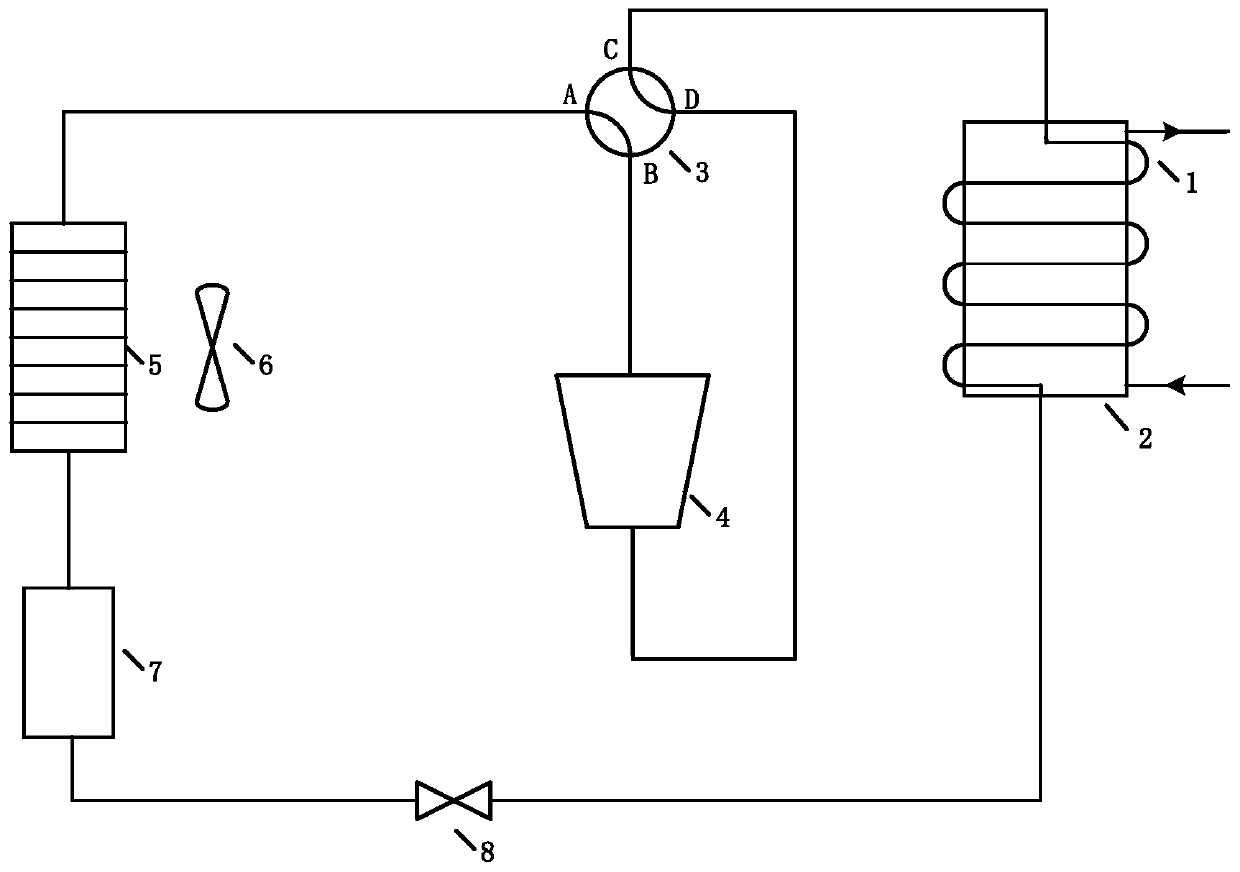 Water tank waste heat recovery heat pump water heater system with adsorption type heat storage device