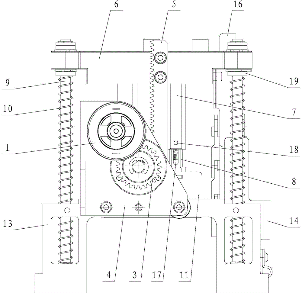 Bonding mechanism of automatic money binding machine