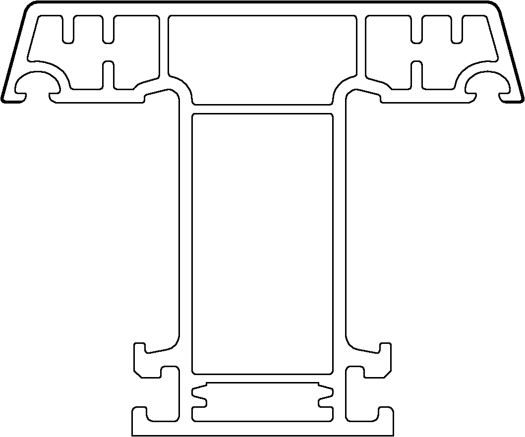 Co-extrusion die head for extruding profiled bars with co-extrusion surface