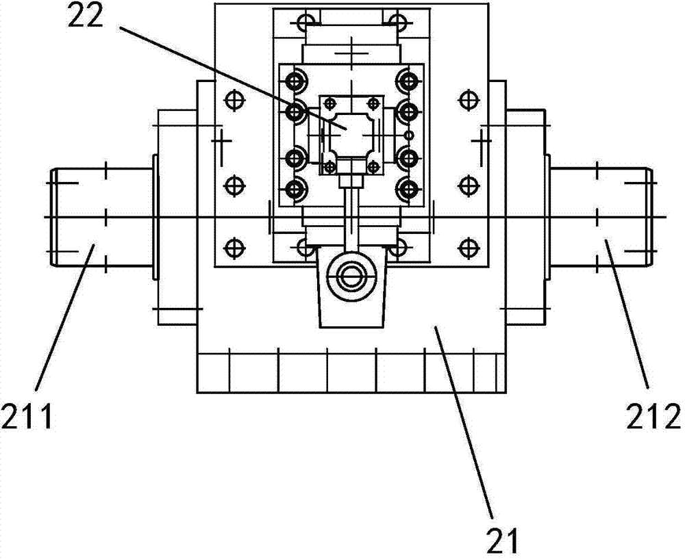 Tripping-type double-tabletop horizontal hydraulic vibration table