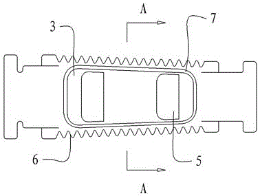 Tongue type damping valve tray