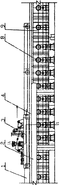 Flame cutting system with insulation device for flame cutting zone of billet