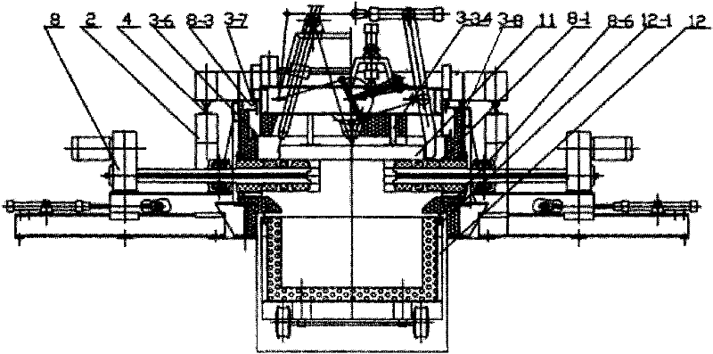 Flame cutting system with insulation device for flame cutting zone of billet