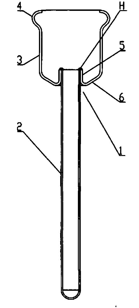 Inner heat exchange pipe device of solar heat collecting pipe