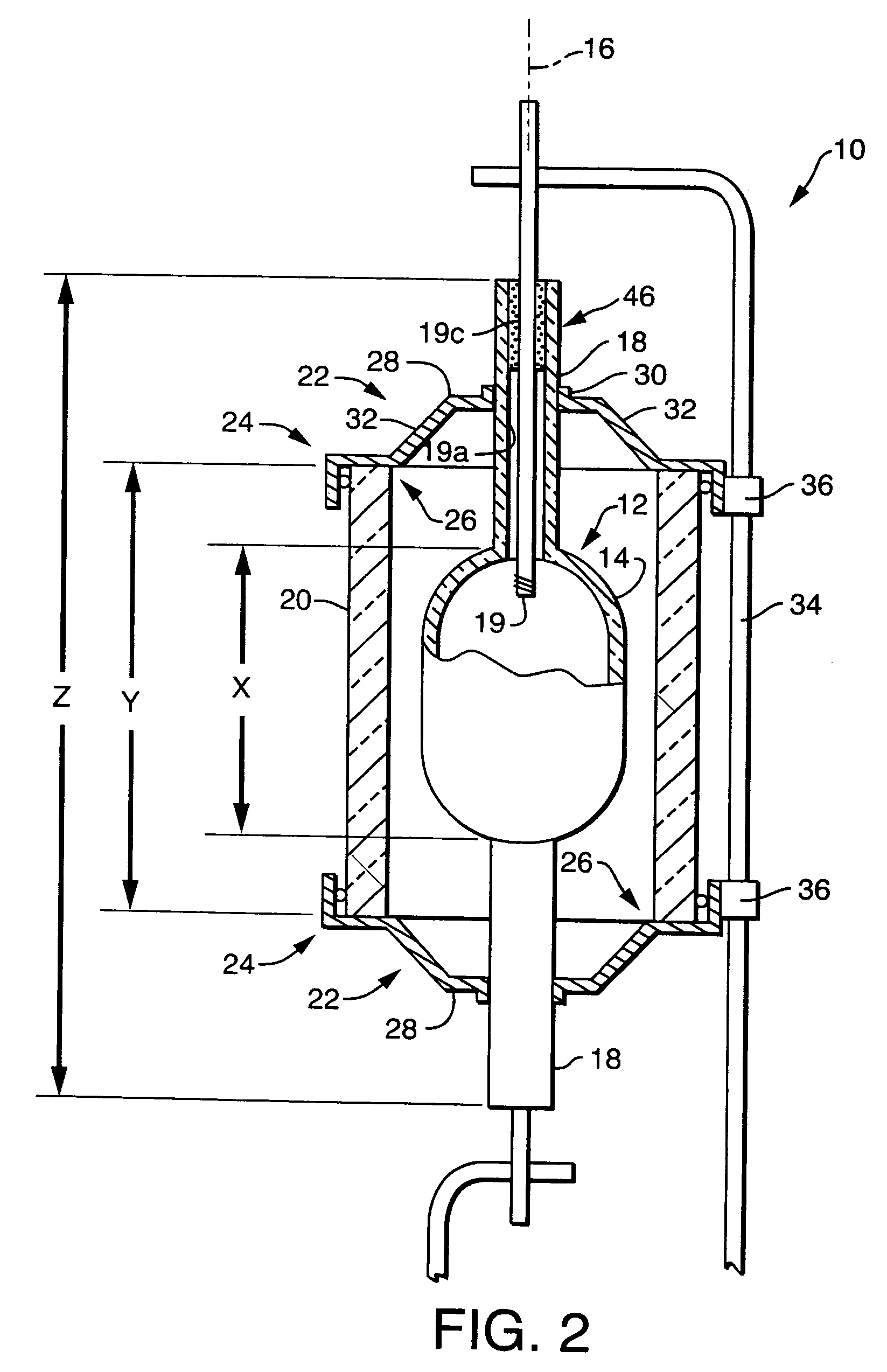 Ceramic HID arc tube assembly