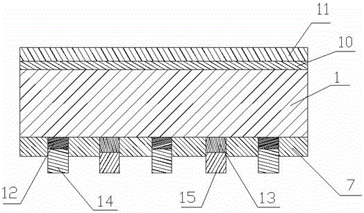 Method for preparing patterned doped crystalline silicon thin film for solar cells