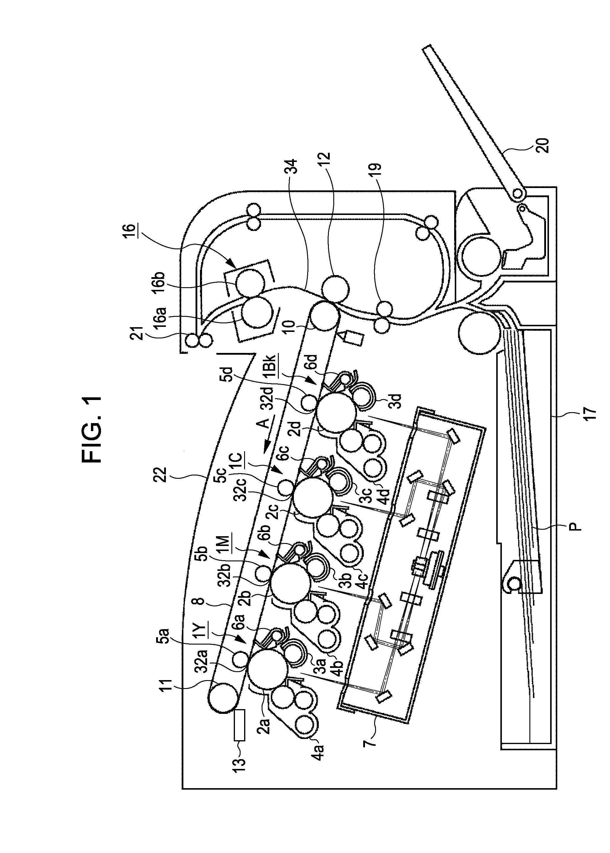 Energization control device and image forming apparatus