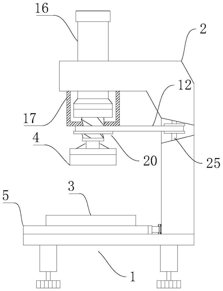 Mechanical manufacturing stamping device