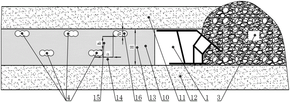 Drilling pressure relief control method of longwall-face mining roadway with deformed forepole support sections