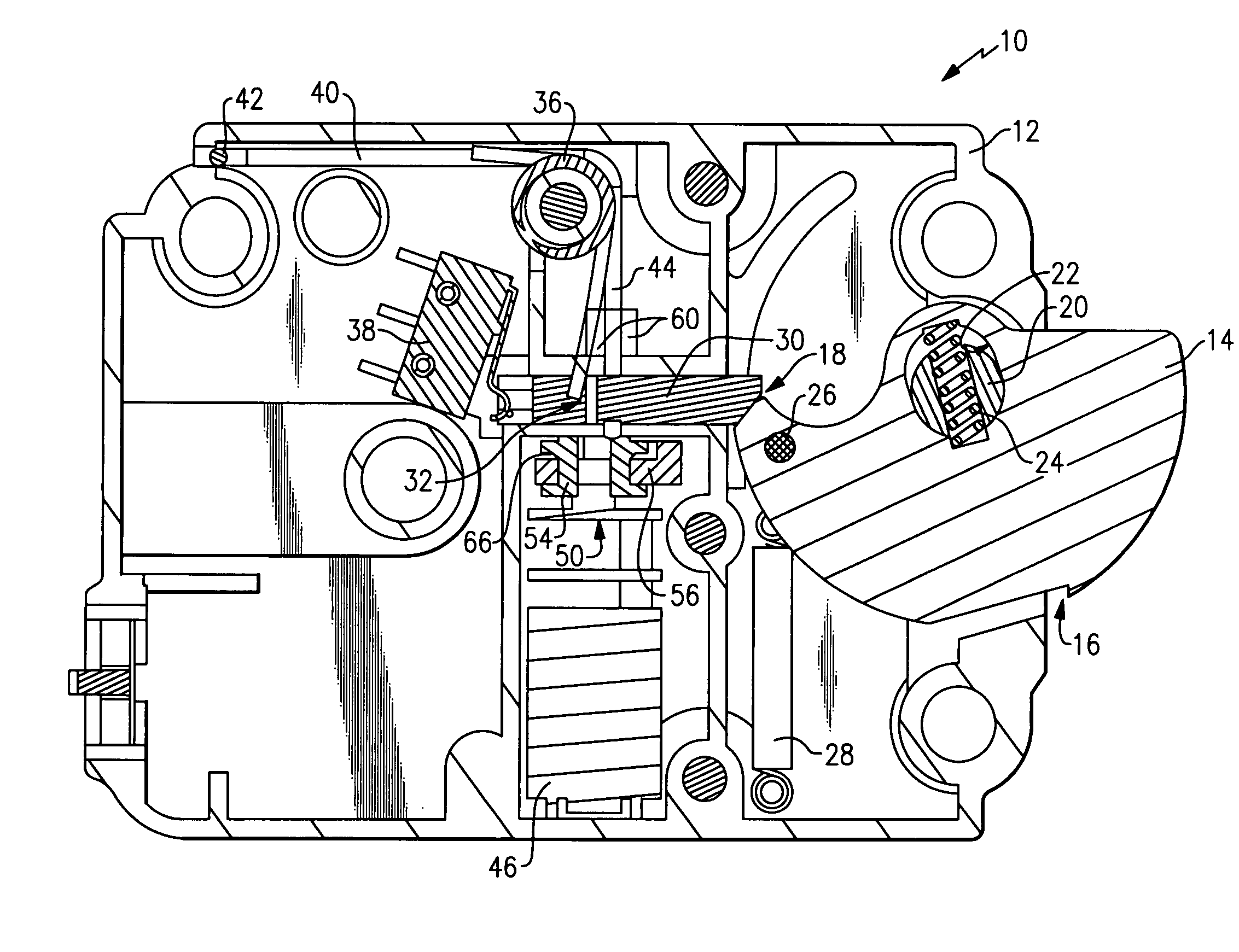 Motorized swing bolt lock