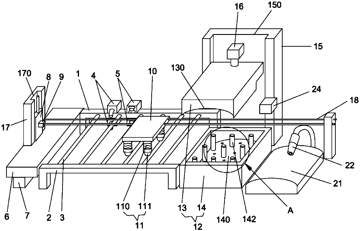 Automatic glass bending device