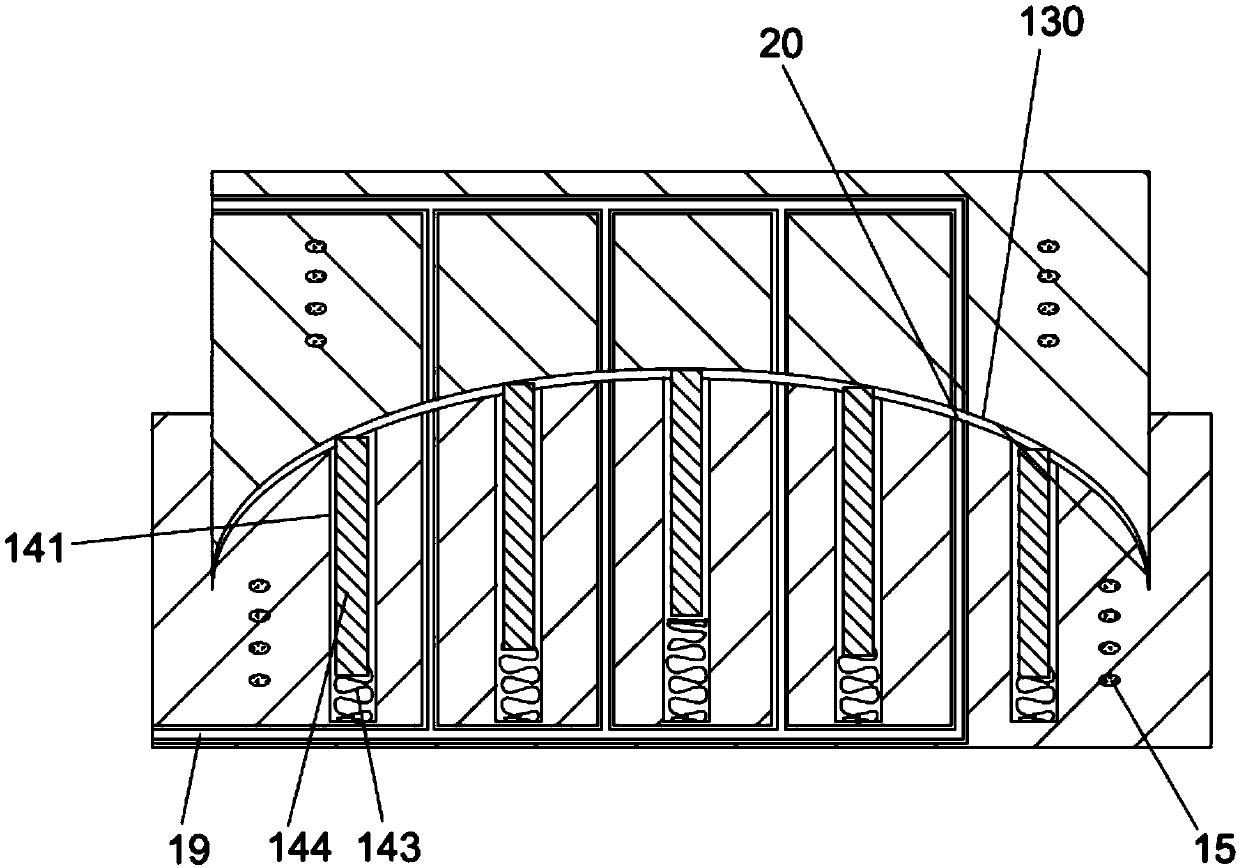 Automatic glass bending device