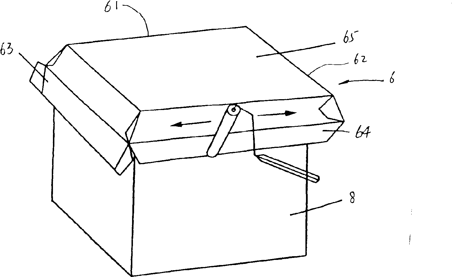 Production technique and device of large-area viscose cat litter paper-box