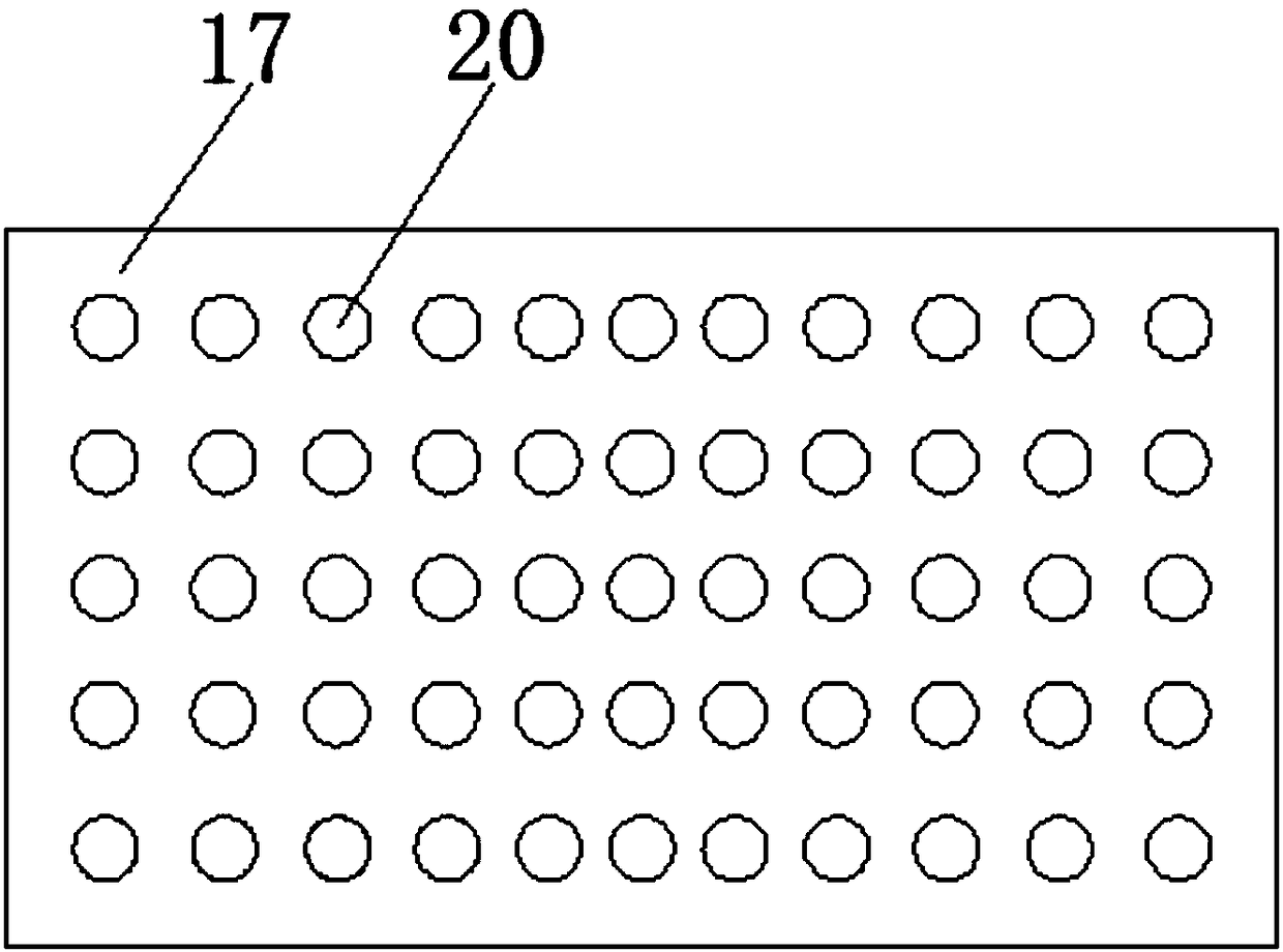 Air drying device for printing and dyeing equipment