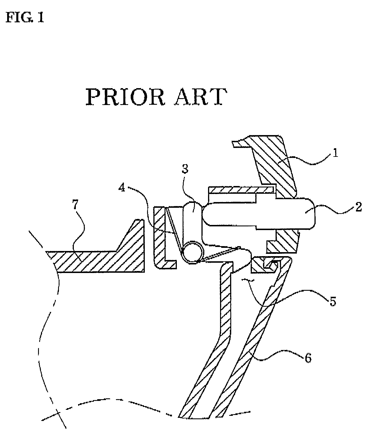 Locking device for automobile tray