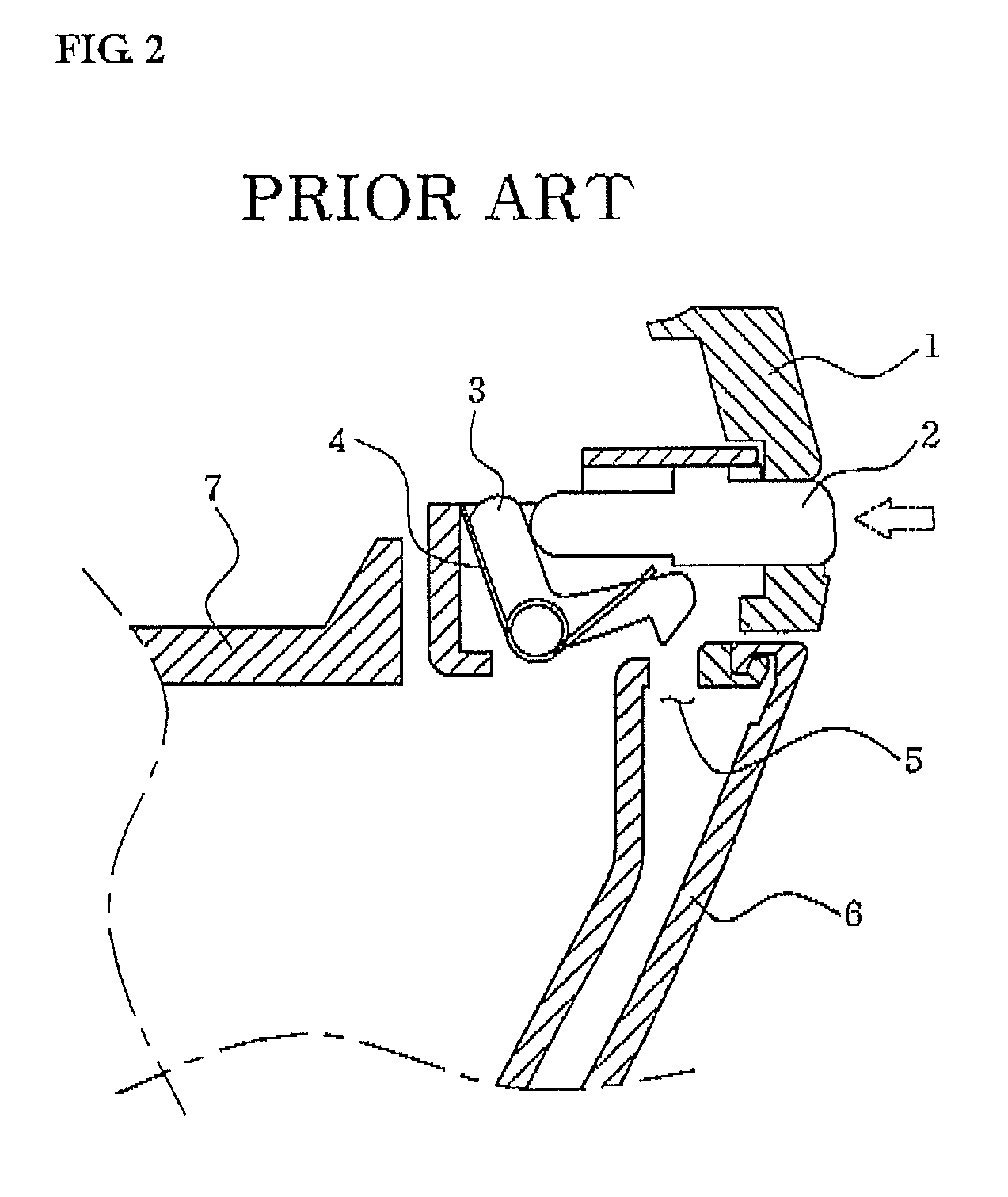 Locking device for automobile tray