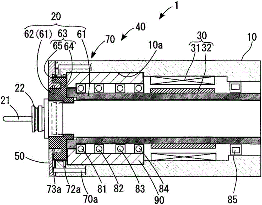 A main shaft device