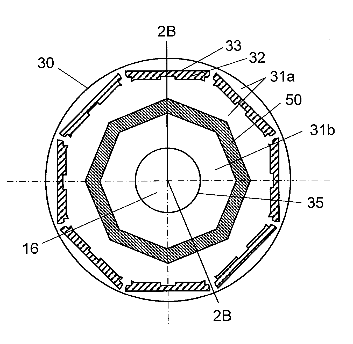 Motor and electrical appliance provided with same