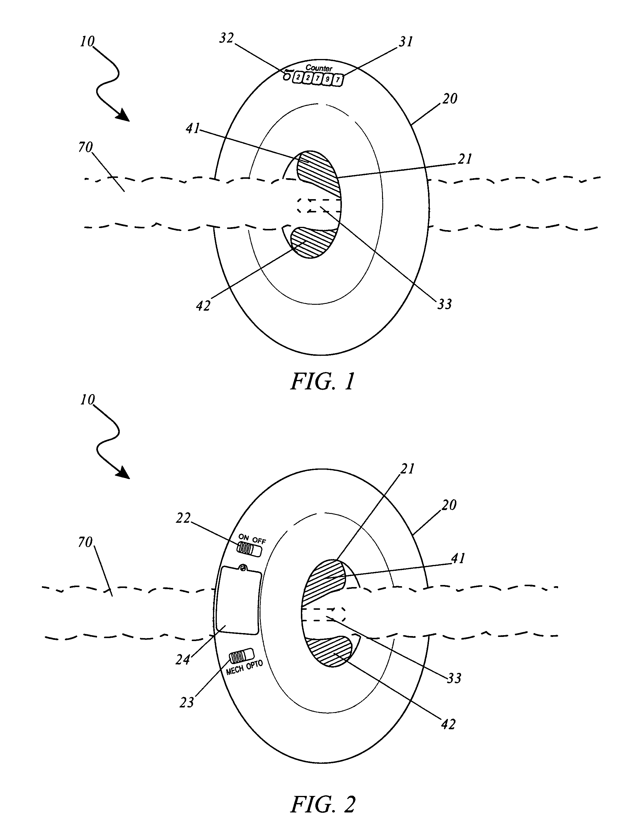 Automatic cord length measuring device