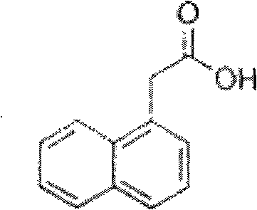 Naphthylacetic acid and naphthylacetic acid saline dispersible granules/or tablets and preparation method thereof