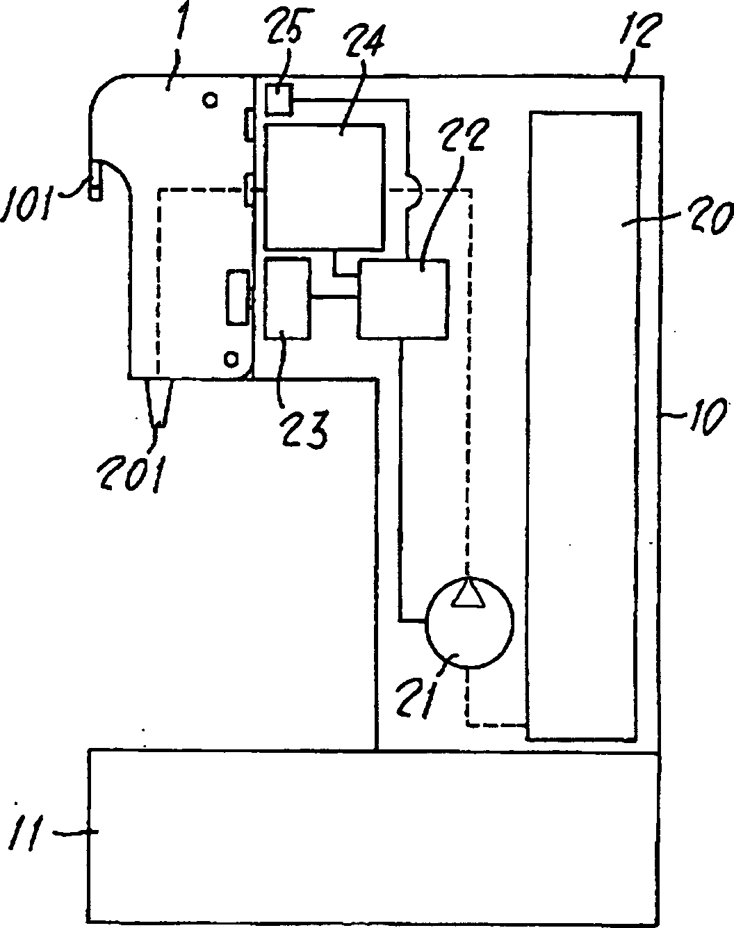 Espresso coffee machine