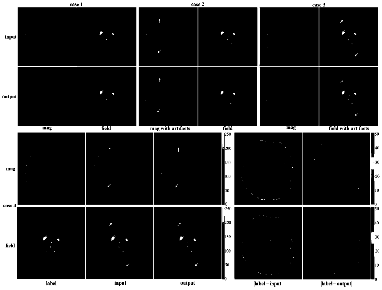 Magnetic resonance image fusion method based on weight prediction network