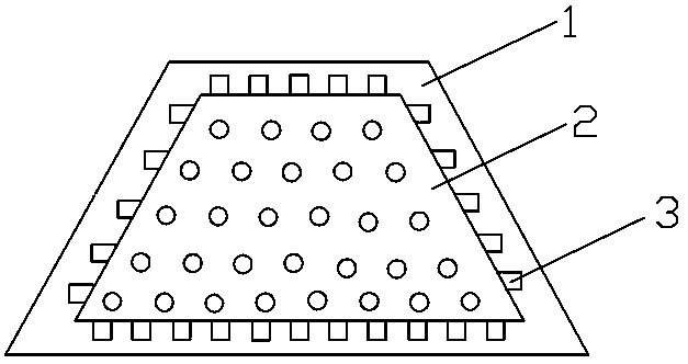 Buoy fixing pier and preparation method thereof