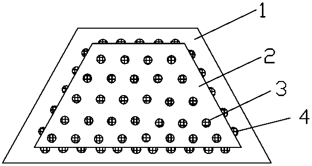 Buoy fixing pier and preparation method thereof