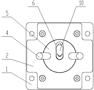 Positioning device for rotary protective cover