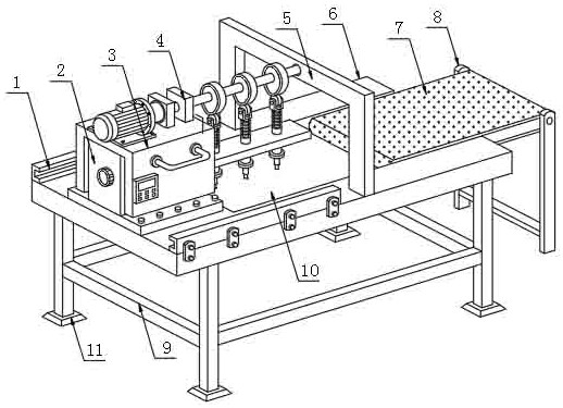 A turret device for a numerically controlled punching machine