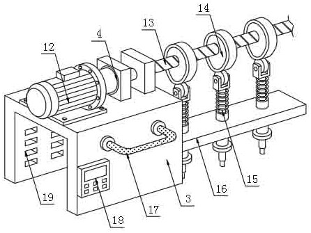 A turret device for a numerically controlled punching machine