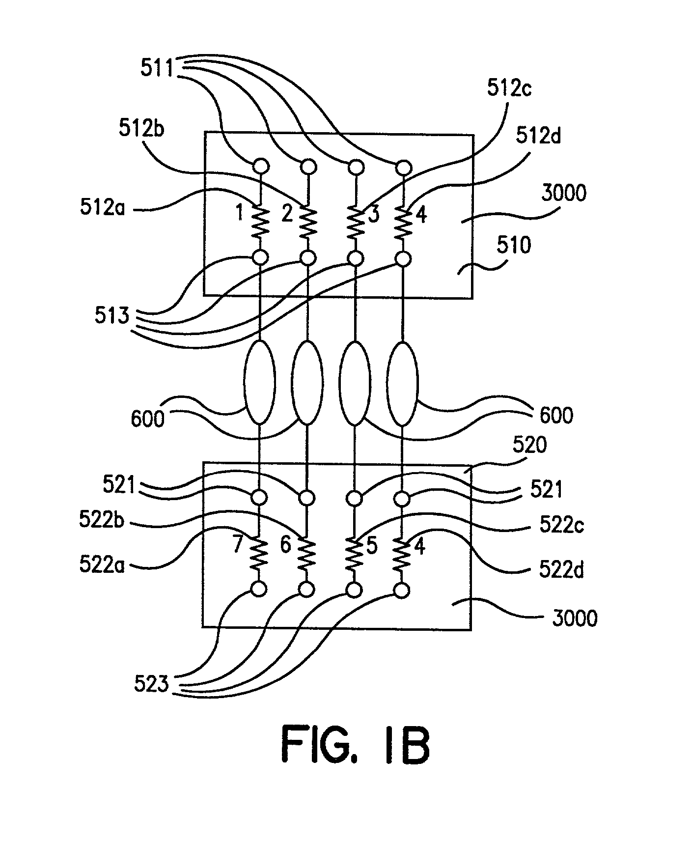 Parallel flow reactor having variable composition