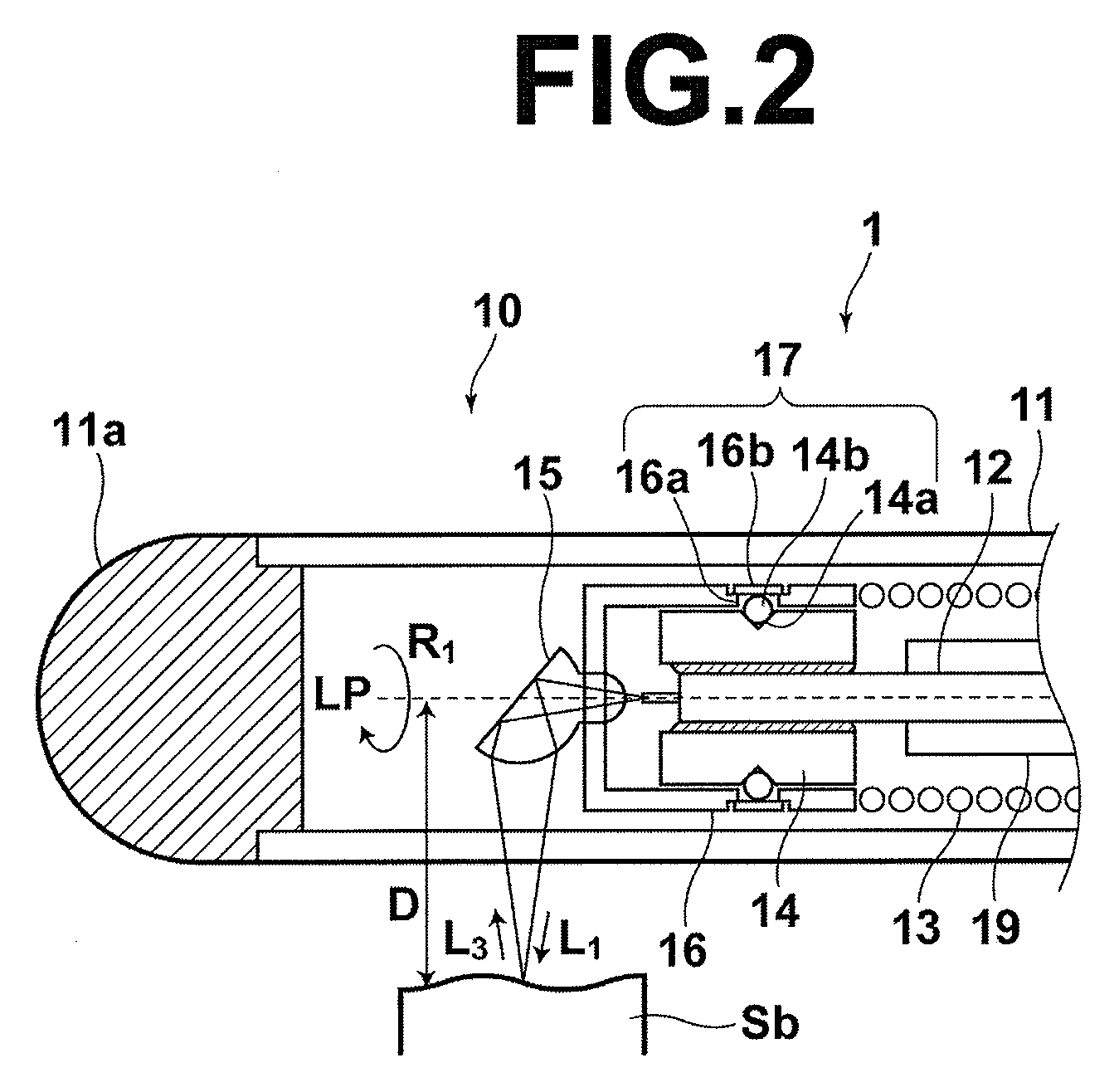 Oct optical probe and optical tomography imaging apparatus