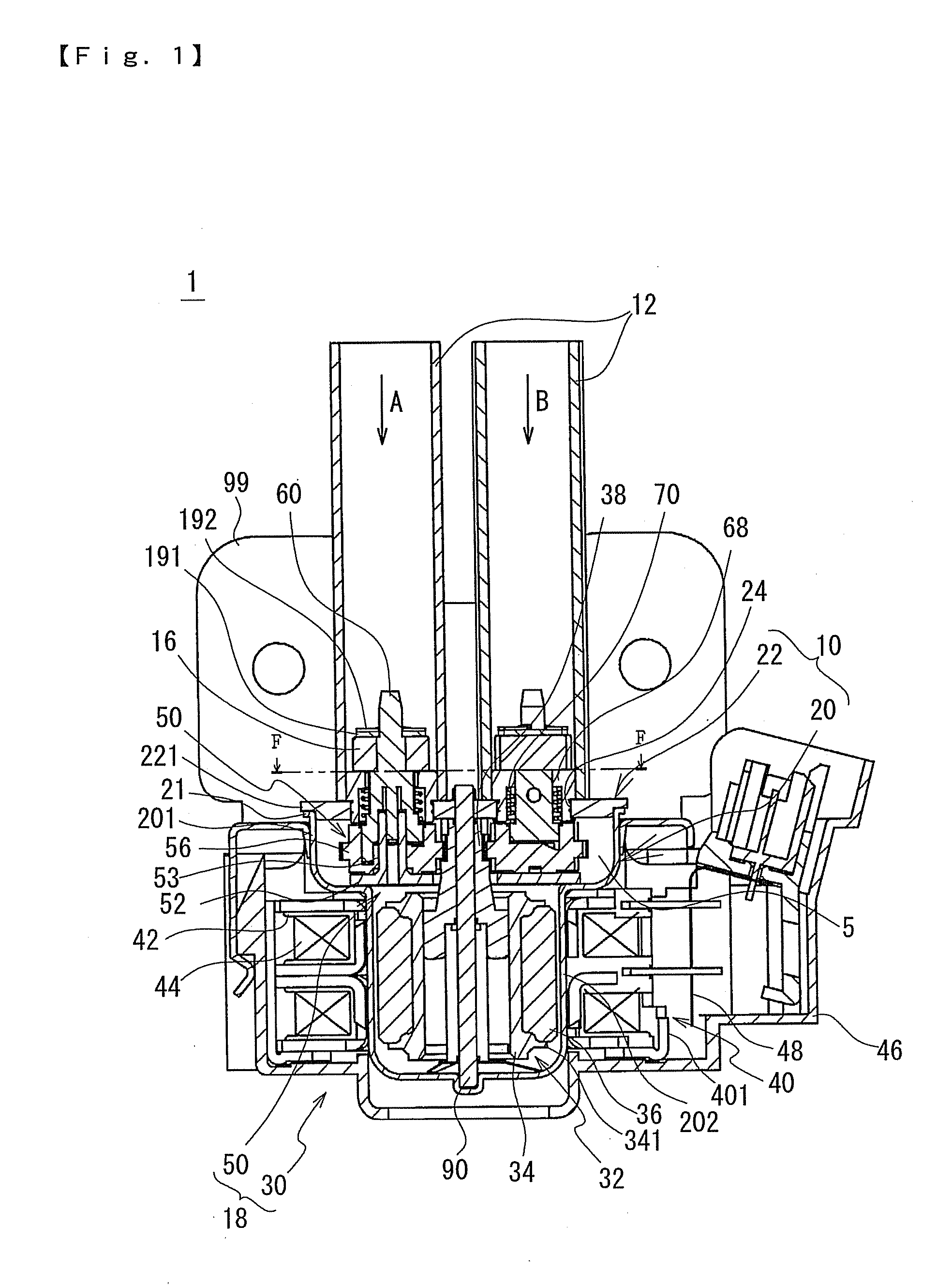 Valve element opening/closing device