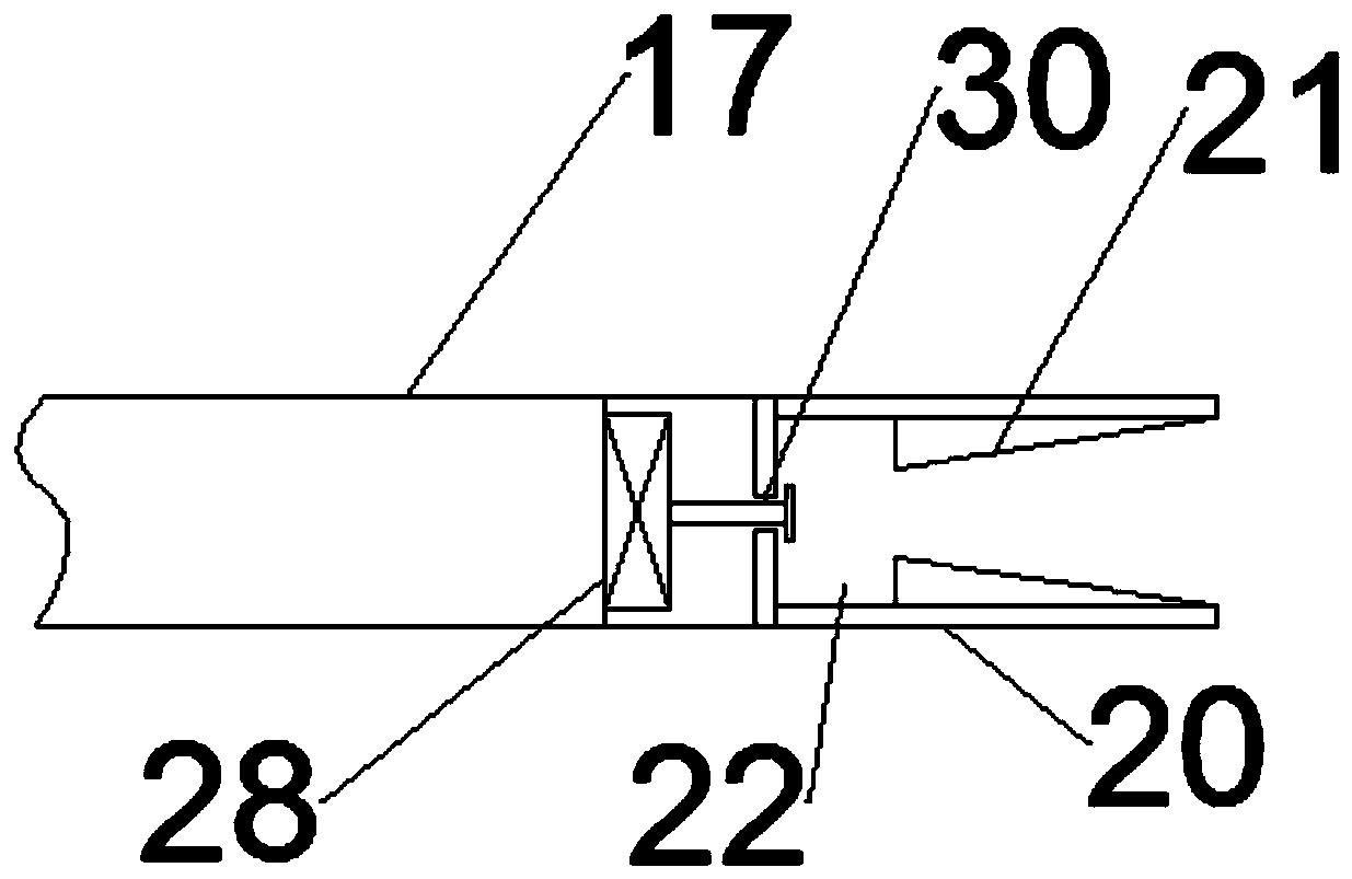 A length-adjustable hoisting support beam