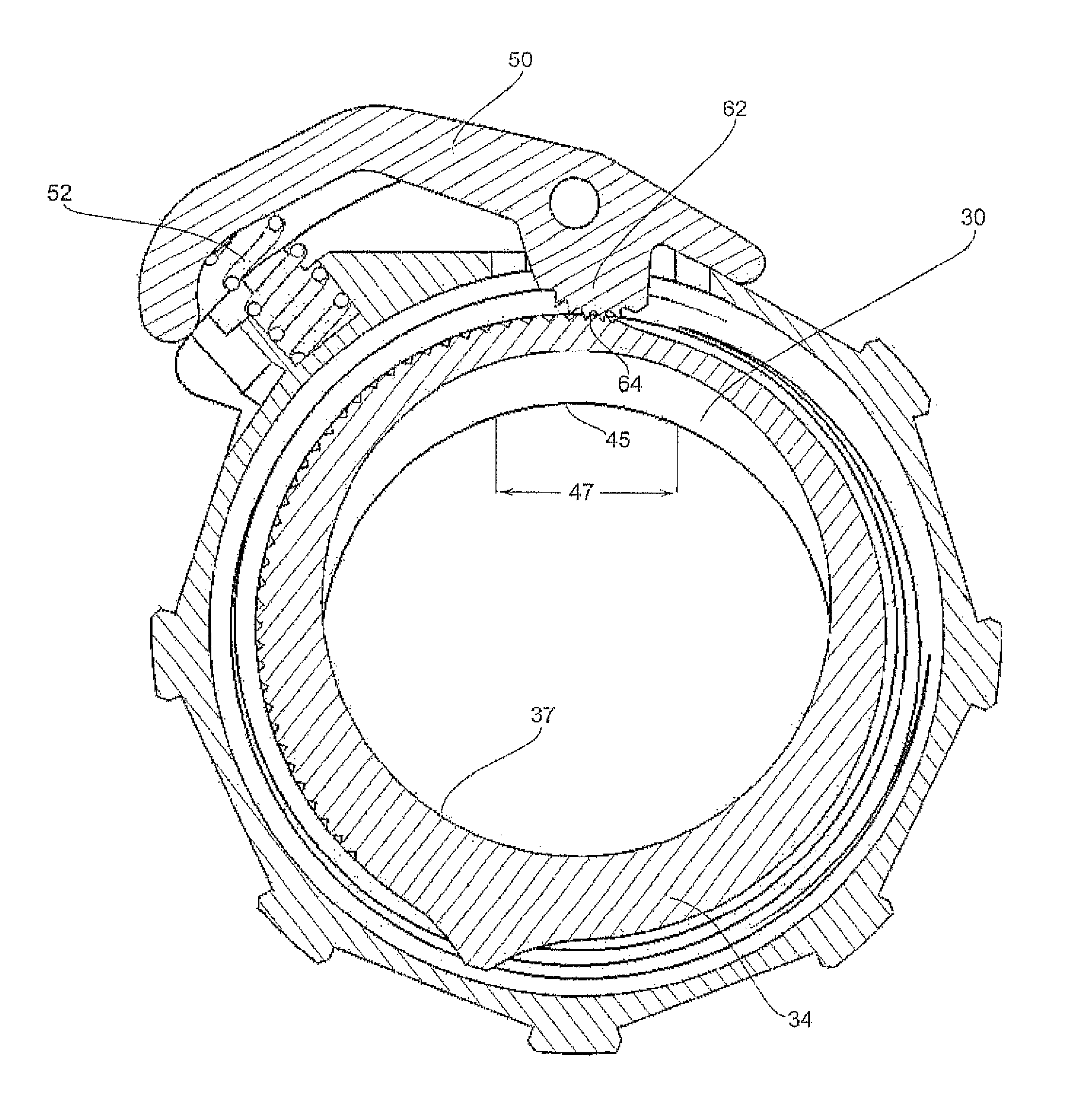 Firearm attachment locking system