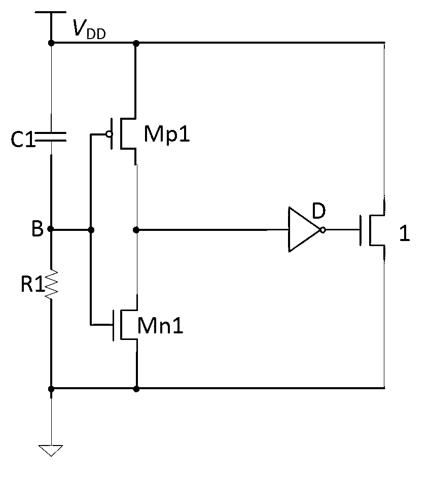 Power clamping electrostatic discharge protection circuit