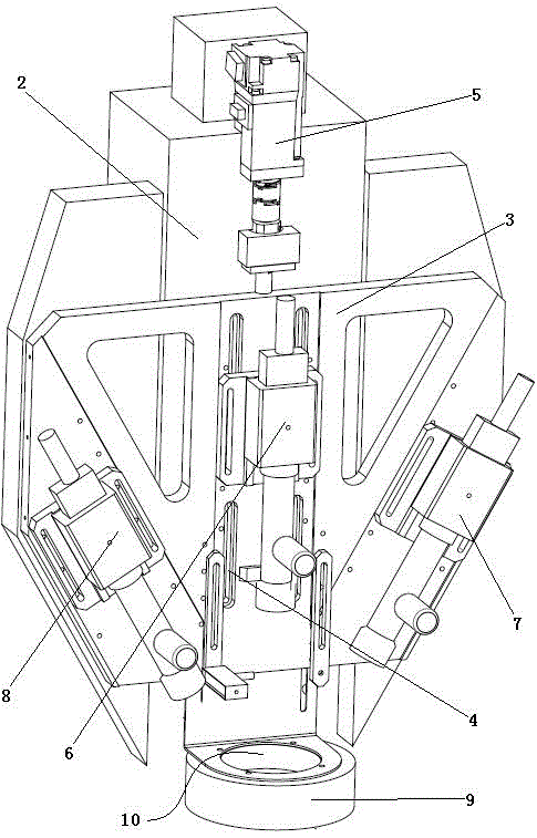 Threaded hole detection device