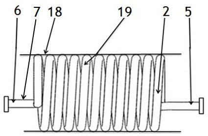 Heat-pipe-type drum drying bin