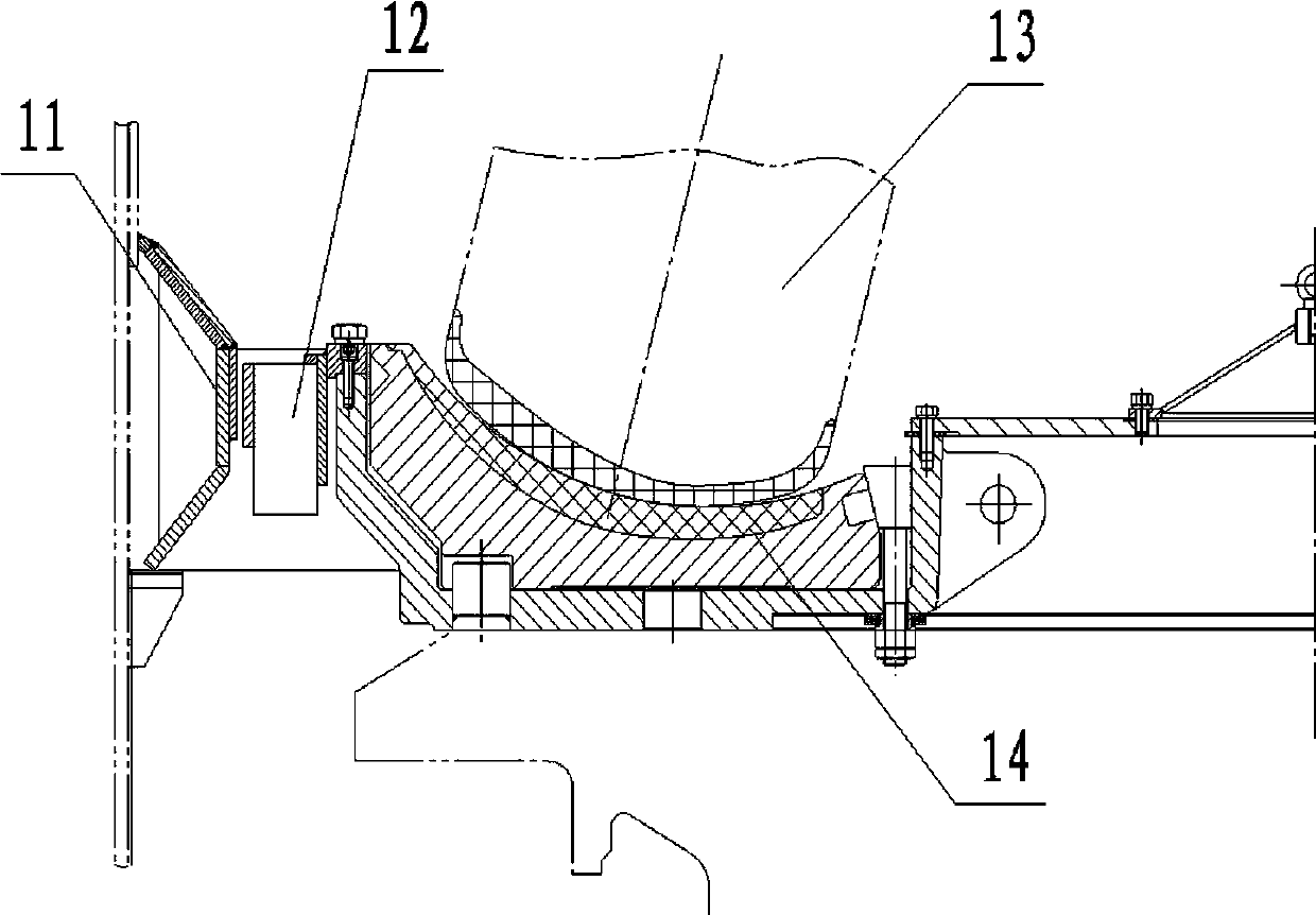 Medium-speed vertical mill for milling petroleum coke