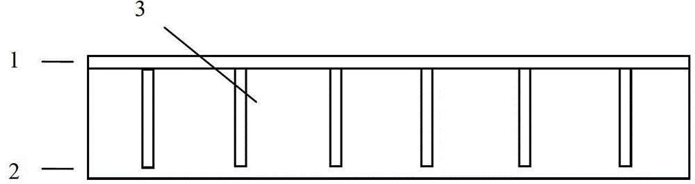 Combined vibration isolation base with hollow webs