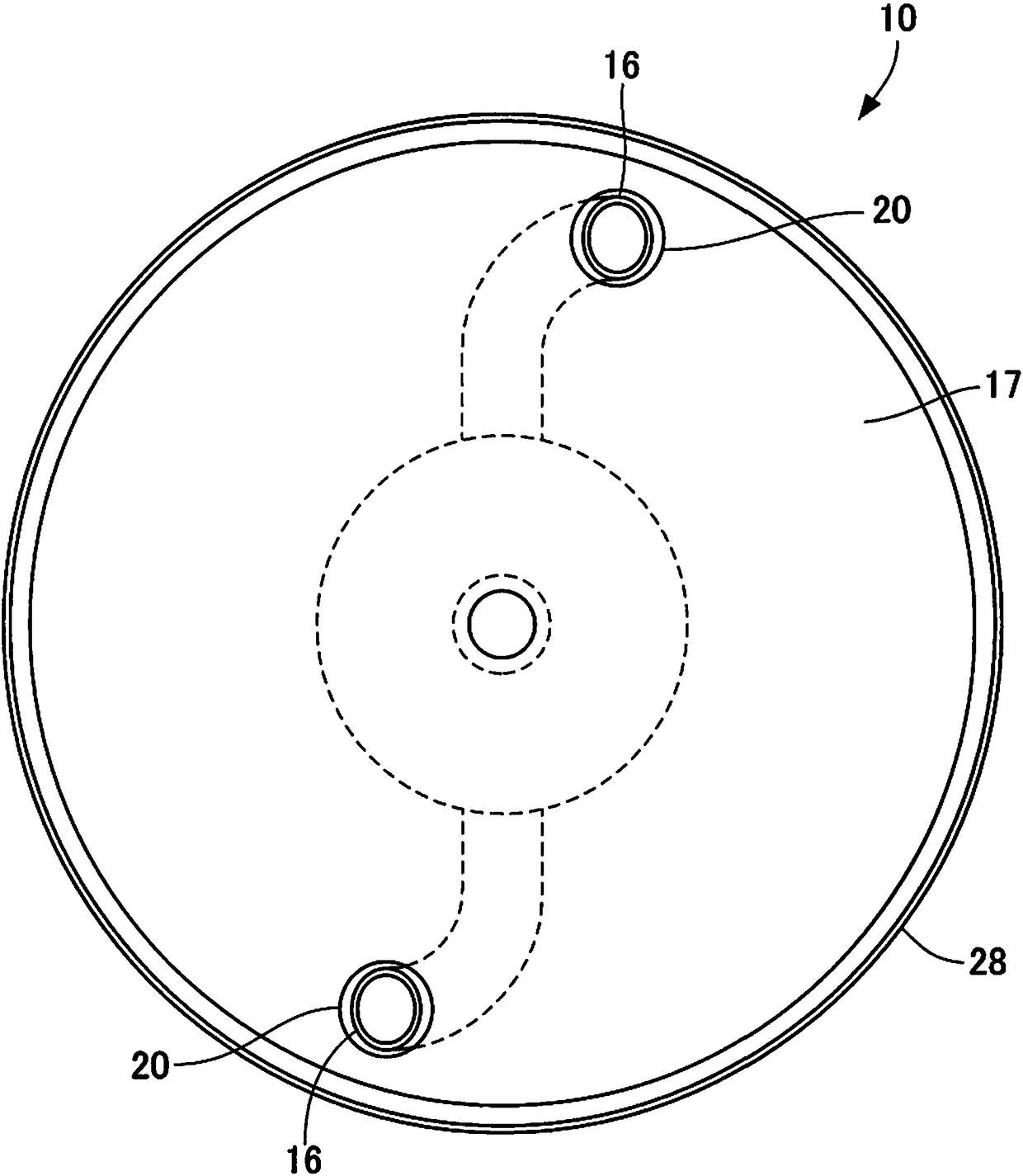 Rotational wave nozzle