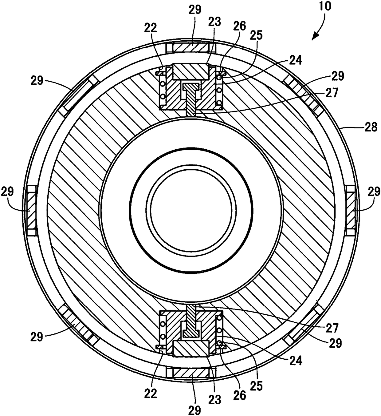 Rotational wave nozzle