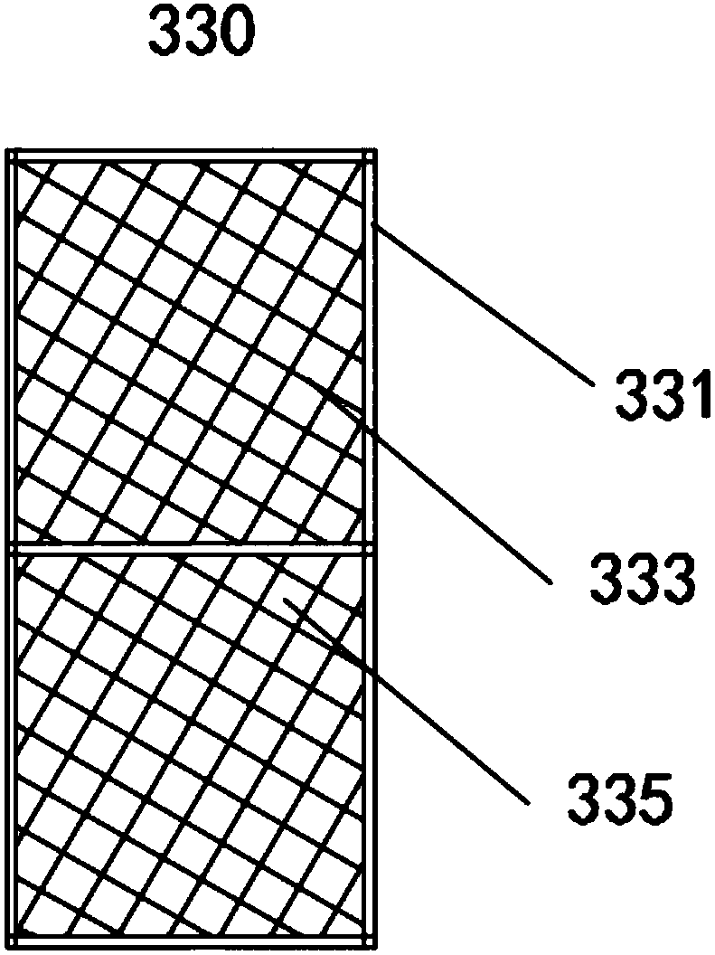 Paddle type air adsorption dryer, system and air drying method