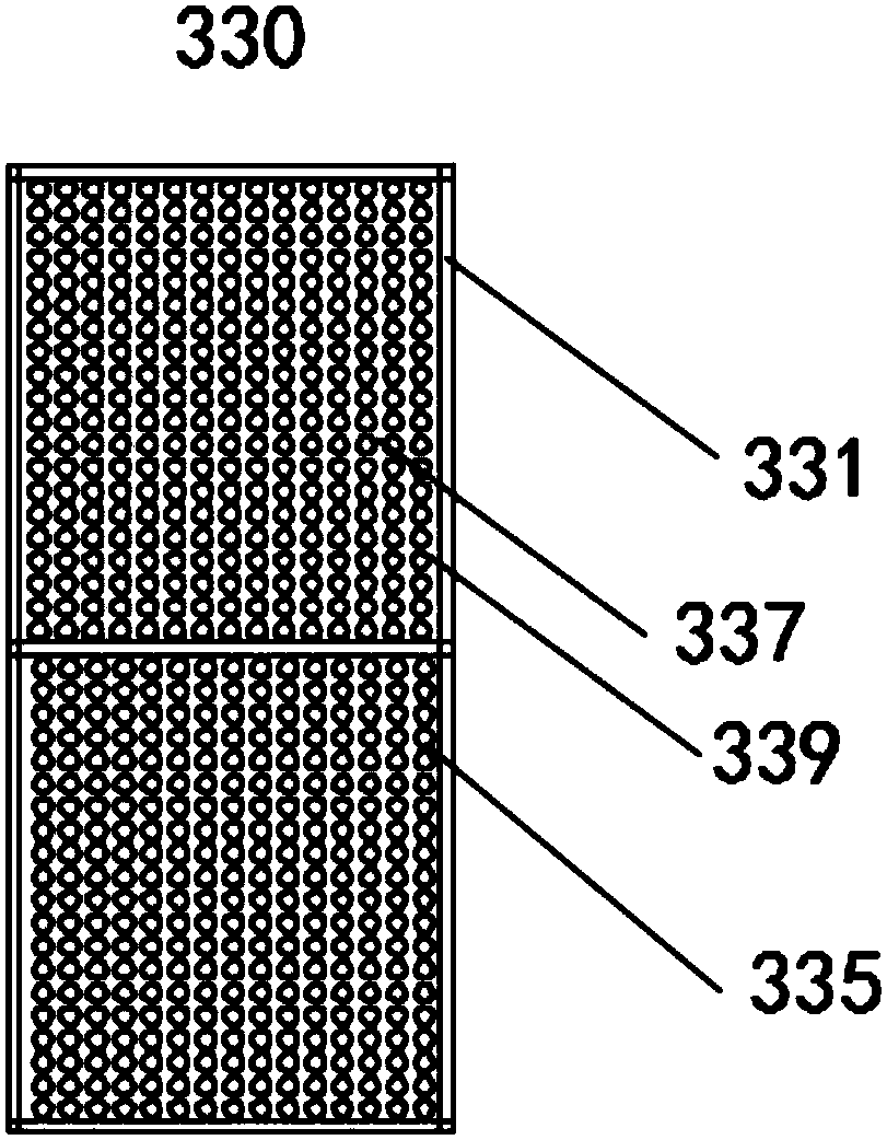 Paddle type air adsorption dryer, system and air drying method