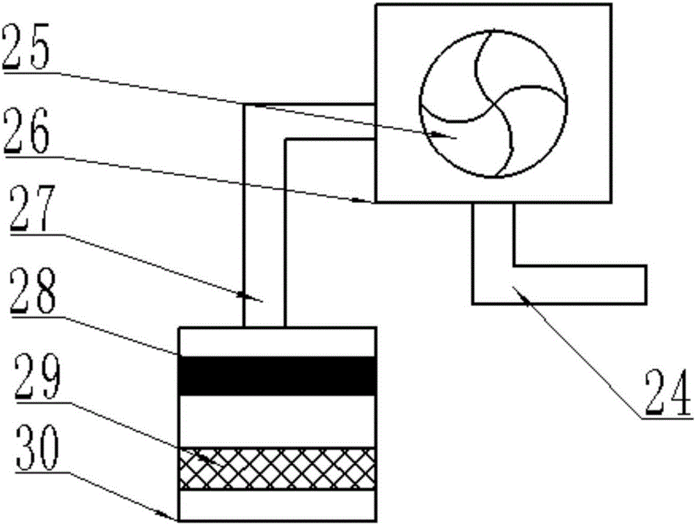 Smashing, drying and reutilization device of straw