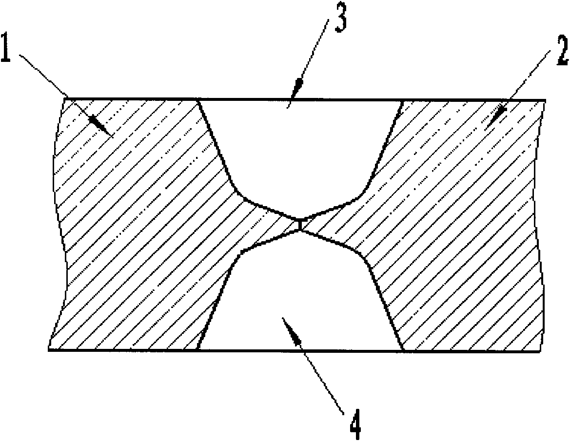 Tailor welding method of thick aluminium alloy plate