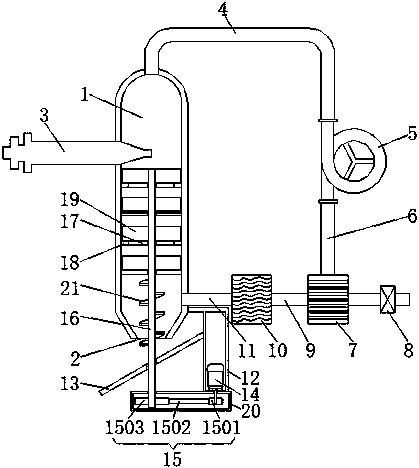 Centrifugal dewatering and drying integrated machine