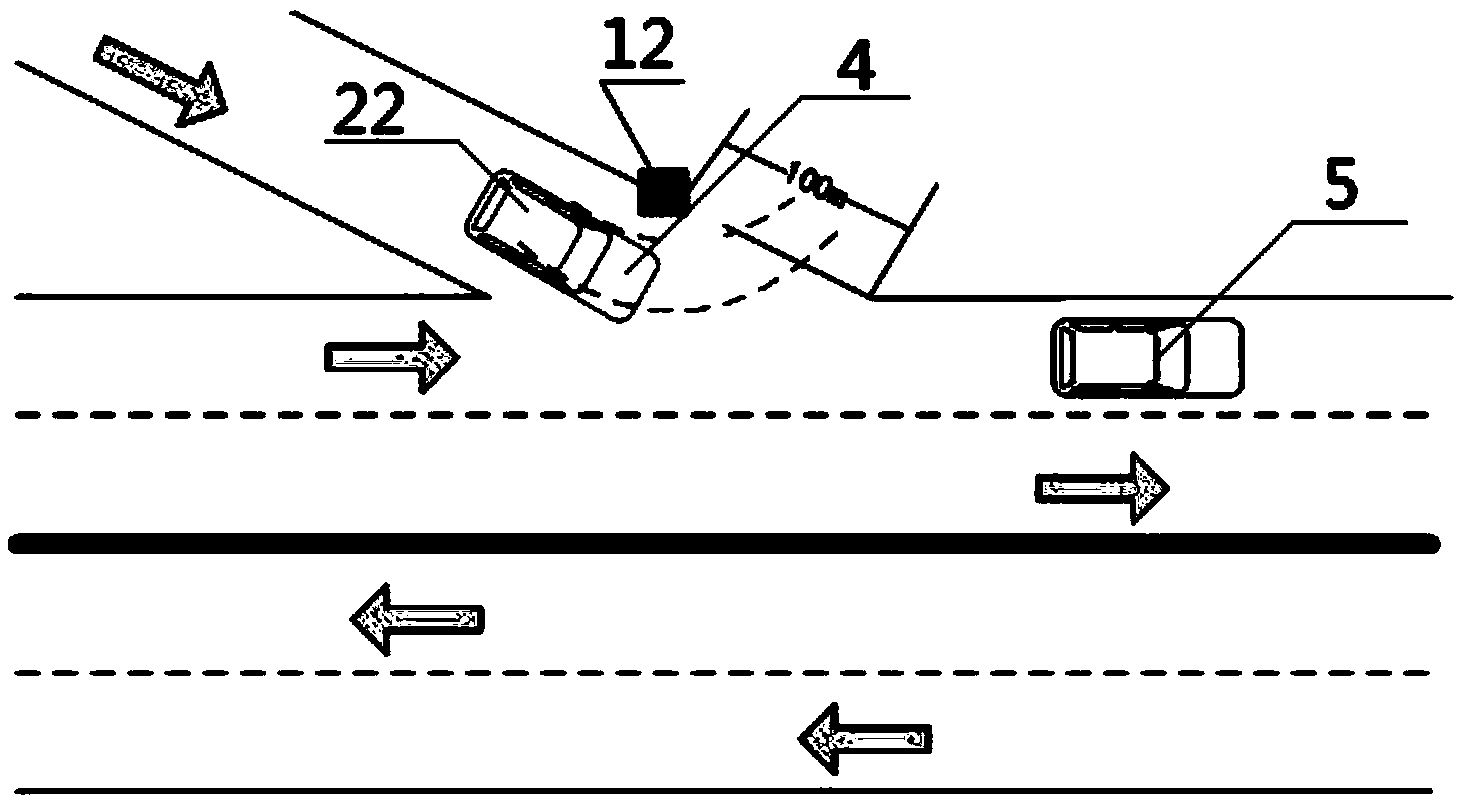 RFID labeling-based highway emergency warning message (EWM) data packet identification and reception method