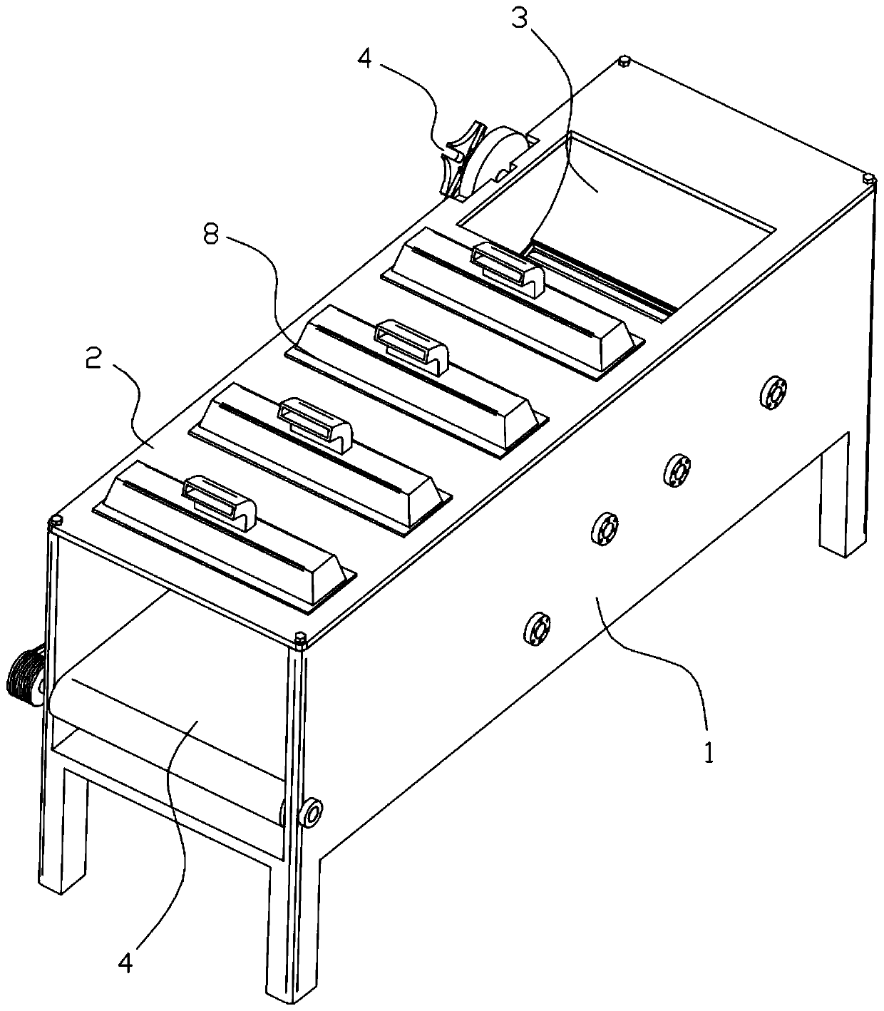 Straw stirring and drying device